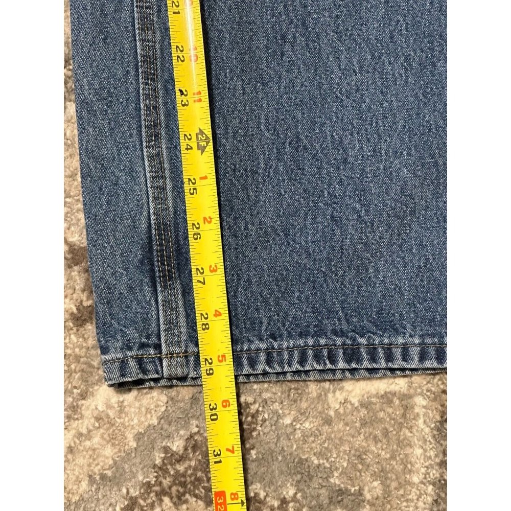 Carhartt Jeans Med Wash Blue Original Dungaree Fit Carpenter Workwear Sz 38x30 - Picture 8 of 9